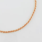 Pulso Lazo 1.5g / 19.3cm / 2.15mm Oro Rosa 18K