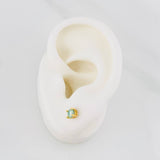 Topos Cuatro Garras Moisanita 3.3 qts 1.2g / 4.5mm Oro Amarillo 18K