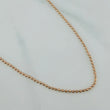 Cadena Militar Diamantado 7.95 g / 60.05 cm / 1.65 mm Oro Rosa 18K