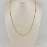Cadena Militar Diamantado 7.95 g / 60.05 cm / 1.65 mm Oro Rosa 18K
