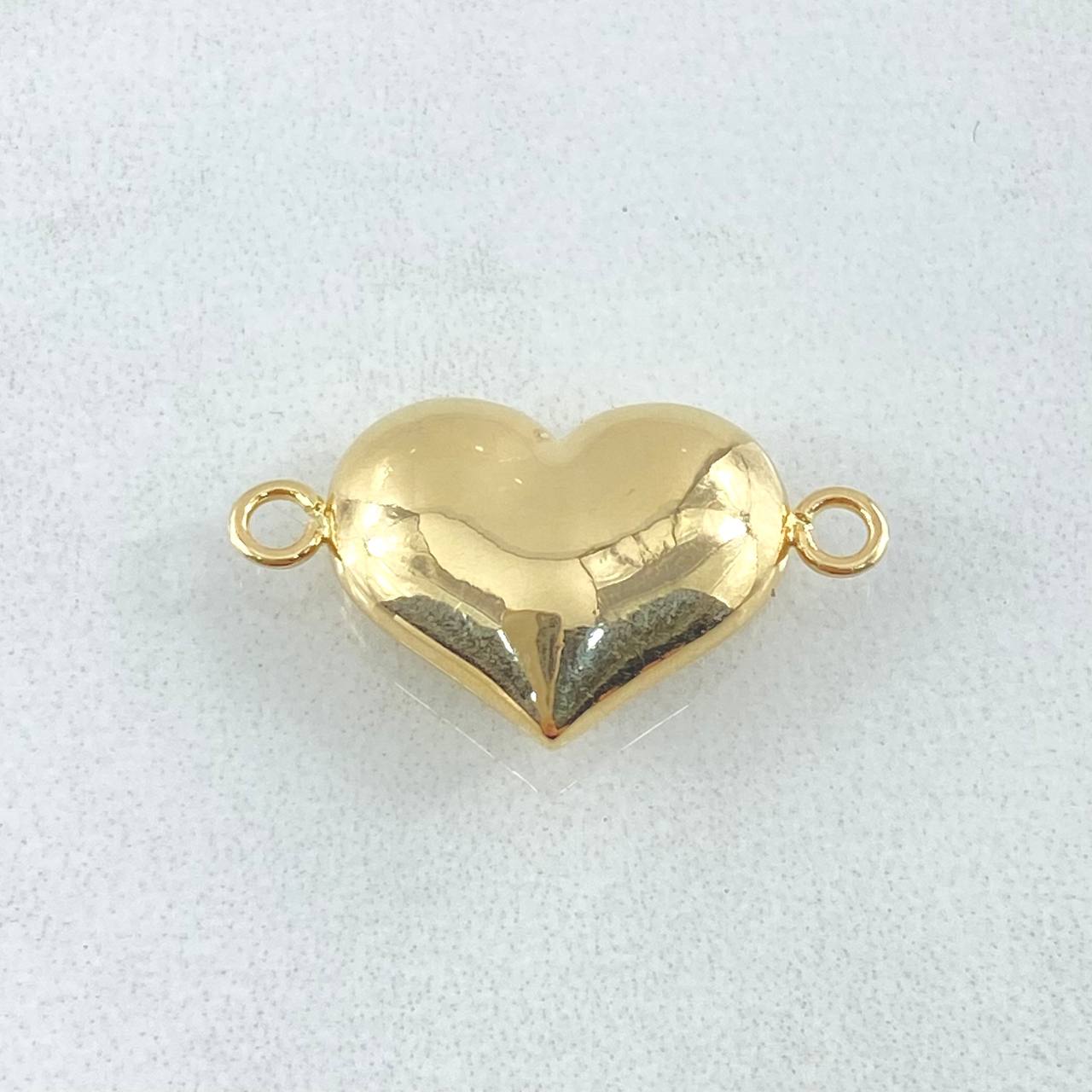 Herraje Corazón Troquelado 1gr / 2cm / Oro 18K