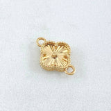 Herraje Flor Trebol 1.05gr / 1.5cm / Oro 18K