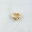 Herraje Silueta Corazón 0.3gr / 0.8cm / Oro 18K