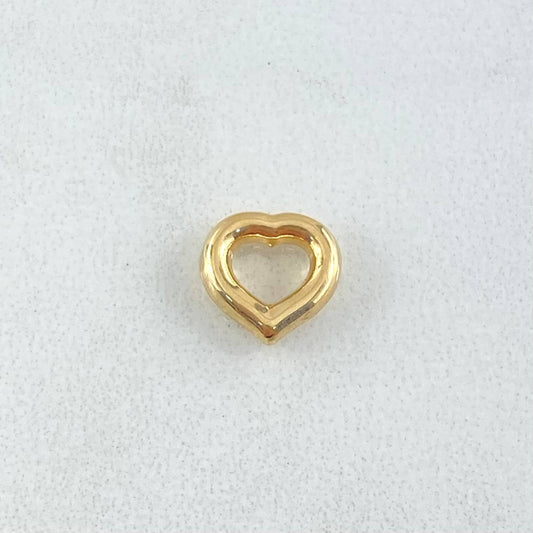 Herraje Silueta Corazón 0.3gr / 0.8cm / Oro 18K