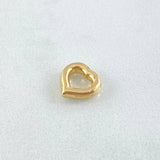Herraje Silueta Corazón 0.3gr / 0.8cm / Oro 18K