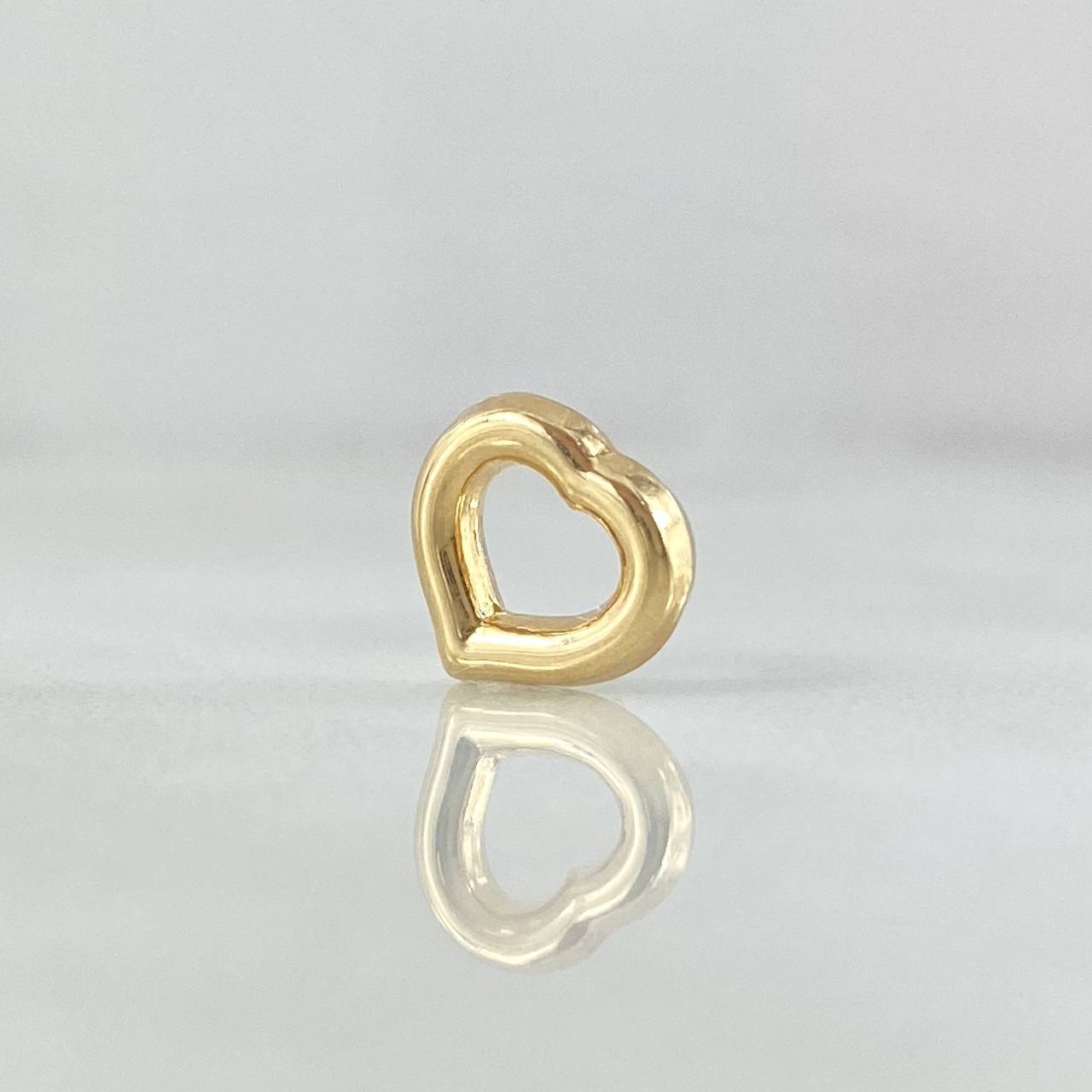 Herraje Silueta Corazón 0.3gr / 0.8cm / Oro 18K