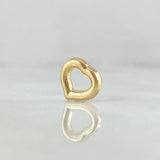 Herraje Corazón 0.3 g / 0.7 cm Oro Amarillo 18K