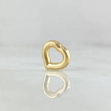 Herraje Silueta Corazón 0.3gr / 0.8cm / Oro 18K
