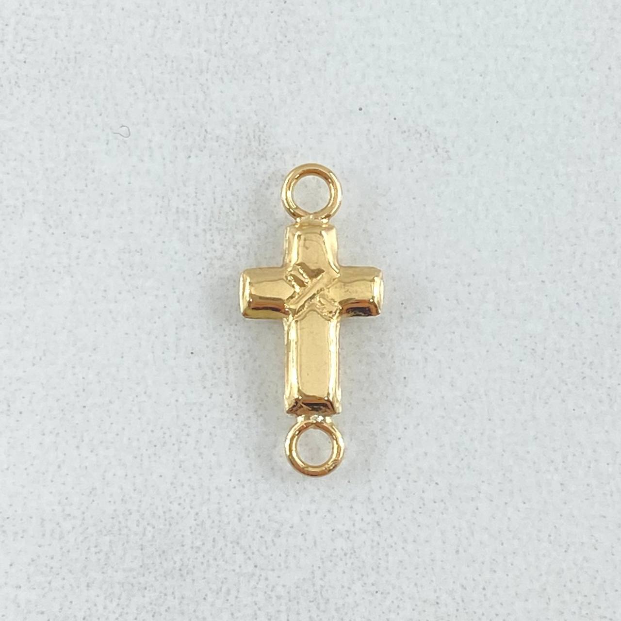 Herraje Crúz 0.4gr / 1.6cm / Oro 18K