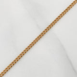 Cadena Cubana 5.7gr / 52.5cm / 1.75mm Oro Amarillo +1 18K $