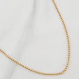 Cadena Militar 3.15gr / 50.5cm / 1.2mm Oro Amarillo +3 18K $