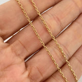 Cadena Aro Seguido 4.15gr / 41cm / 1.35mm Oro Amarillo +3 18K $