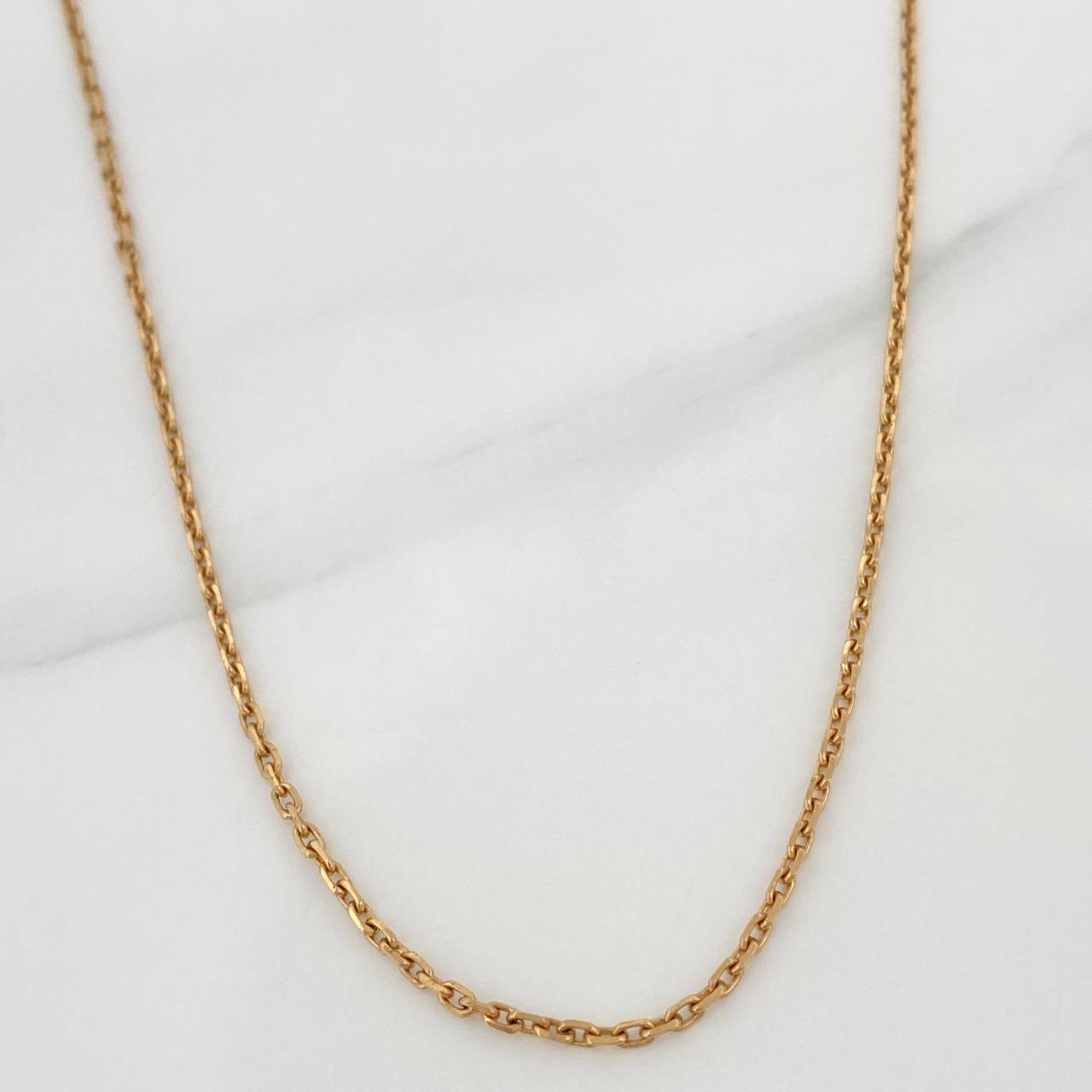 Cadena Aro Seguido 4.15gr / 41cm / 1.35mm Oro Amarillo +3 18K $