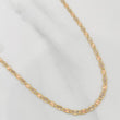 Cadena Escalera Plana 3gr / 50.5cm / 1.95mm Tres Oros +3 18K $