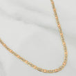 Cadena Escalera Plana 2.65gr / 51cm / 0.6mm Tres Oros +3 18K $