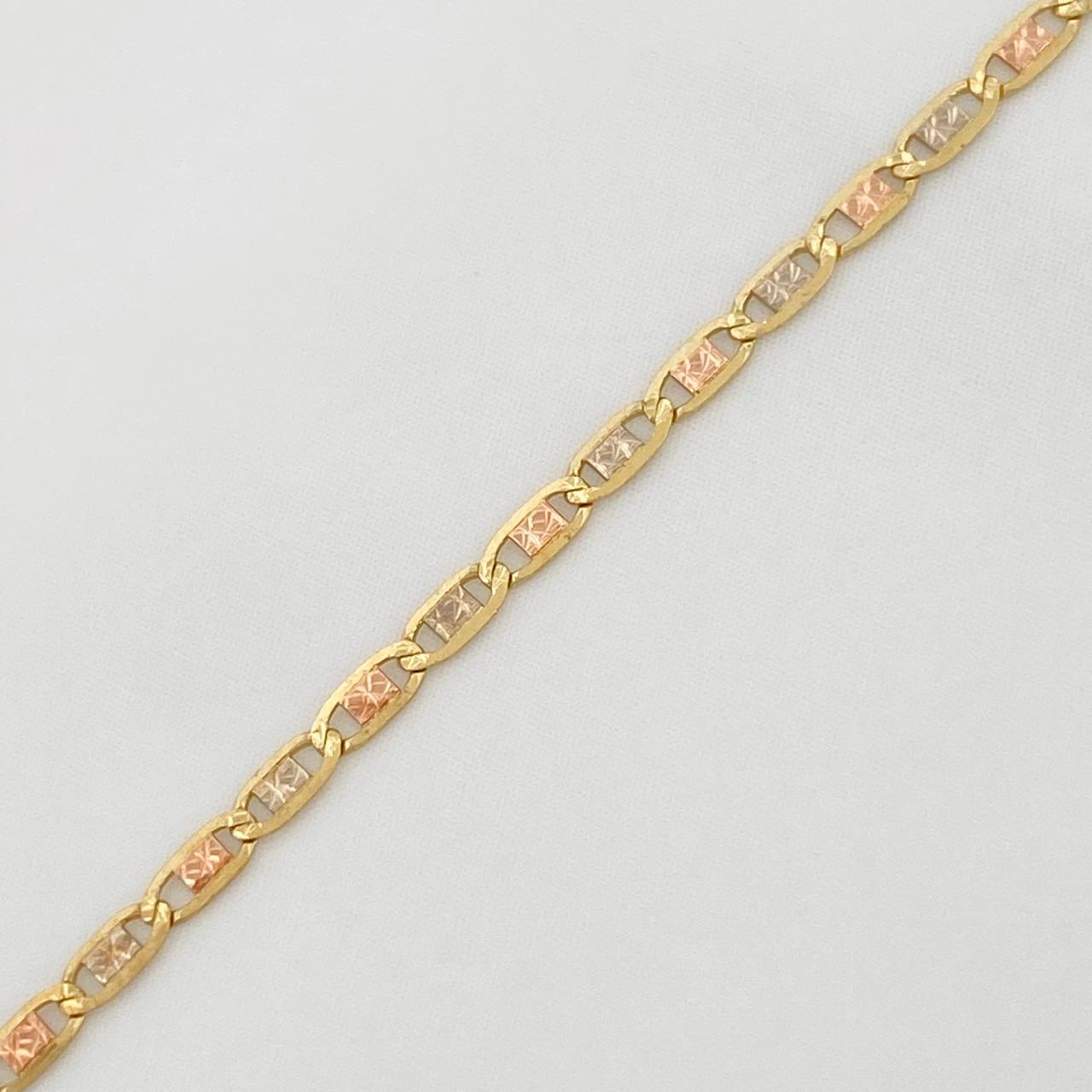 Cadena Escalera Plana 2gr / 45cm / 1.65mm Tres Oros +3 18K $
