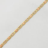 Cadena Escalera Plana 2gr / 45cm / 1.65mm Tres Oros +3 18K $