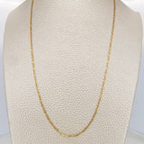 Cadena Escalera Plana 2gr / 45cm / 1.65mm Tres Oros +3 18K $