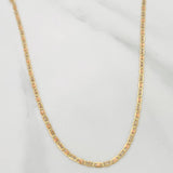 Cadena Escalera Plana 2gr / 45cm / 1.65mm Tres Oros +3 18K $