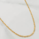 Cadena Escalera Plana 2gr / 45cm / 1.65mm Tres Oros +3 18K $