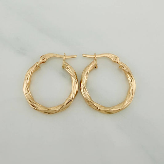 Candongas Mary 1.6gr / 2.2cm / Oro Amarillo 18K %