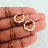 Candongas Mary 1.35gr / 1.5cm / Oro Amarillo 18K %