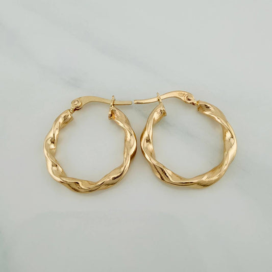 Candongas Kari 1.65gr / 2.2cm / Oro Amarillo 18K %