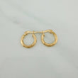 Candongas Mary 0.85gr / 1.4cm / Oro Amarillo 18K %