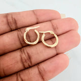 Candongas Mary 0.85gr / 1.4cm / Oro Amarillo 18K %