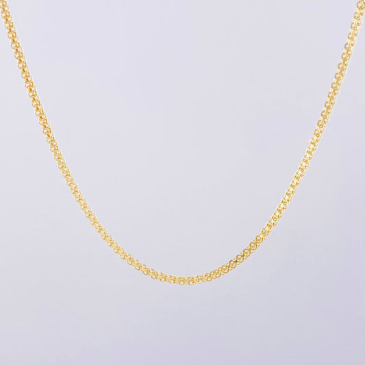 Cadena China 4.85g / 50cm / 2.1mm Oro Amarillo 18K