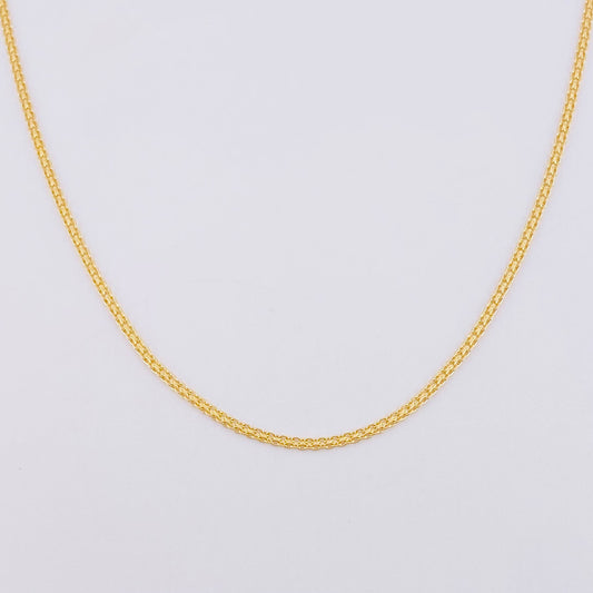 Cadena China 3.85g / 40cm / 2.1mm Oro Amarillo 18K