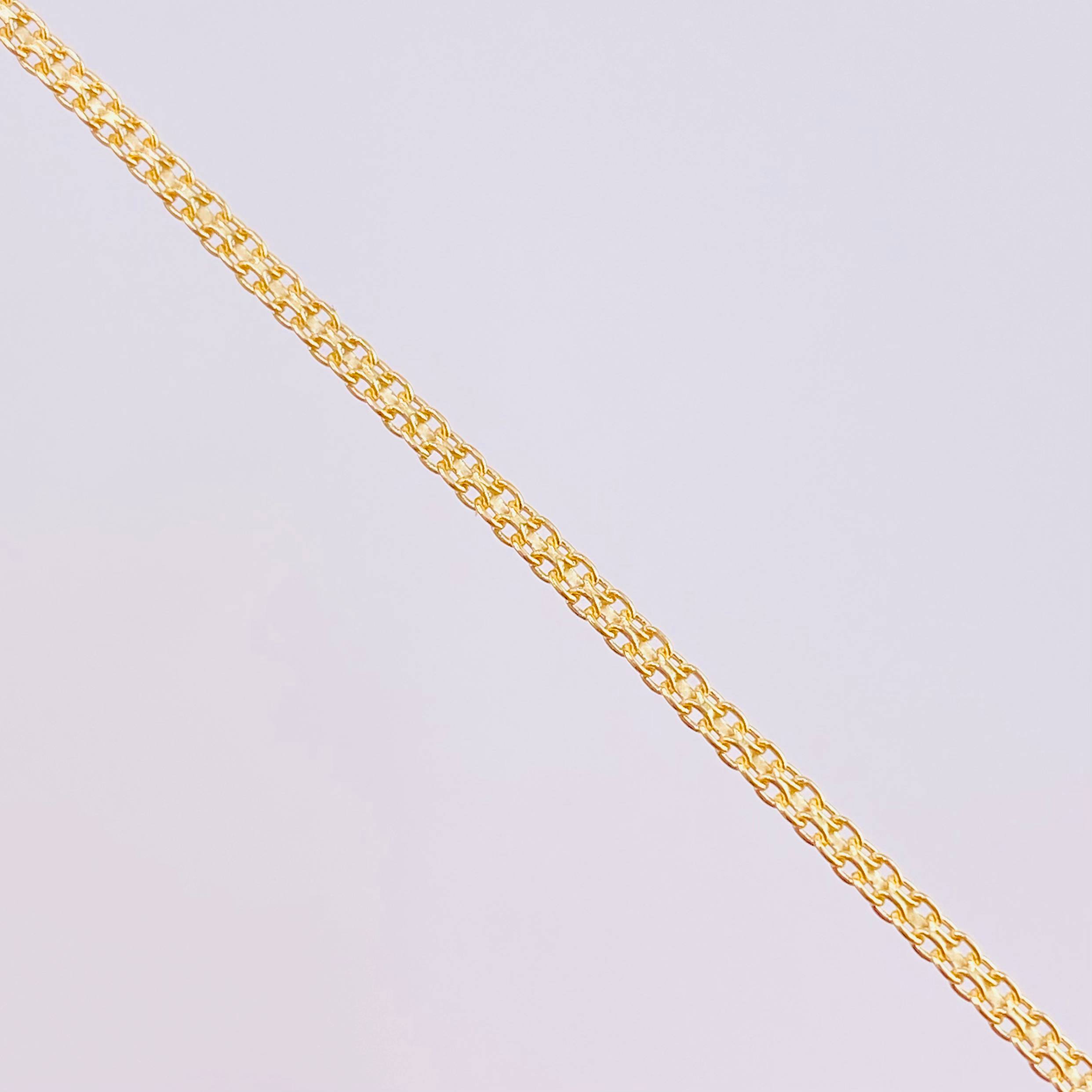 Cadena China 2.5g / 45cm / 1.4mm Oro Amarillo 18K