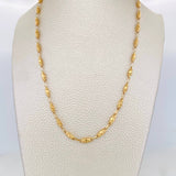 Cadena Rustica Barril 7.75 g / 60.1 cm / 3.63 mm Oro Amarillo 18K