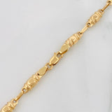 Cadena Rustica Barril 7.75 g / 60.1 cm / 3.63 mm Oro Amarillo 18K