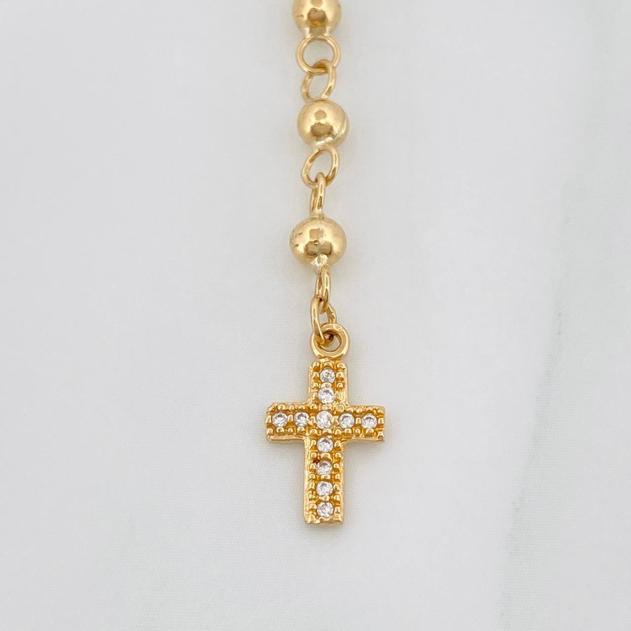Rosario Virgen Milagrosa 7.1 g / 46.7 cm / 3 mm Oro Amarillo 18K