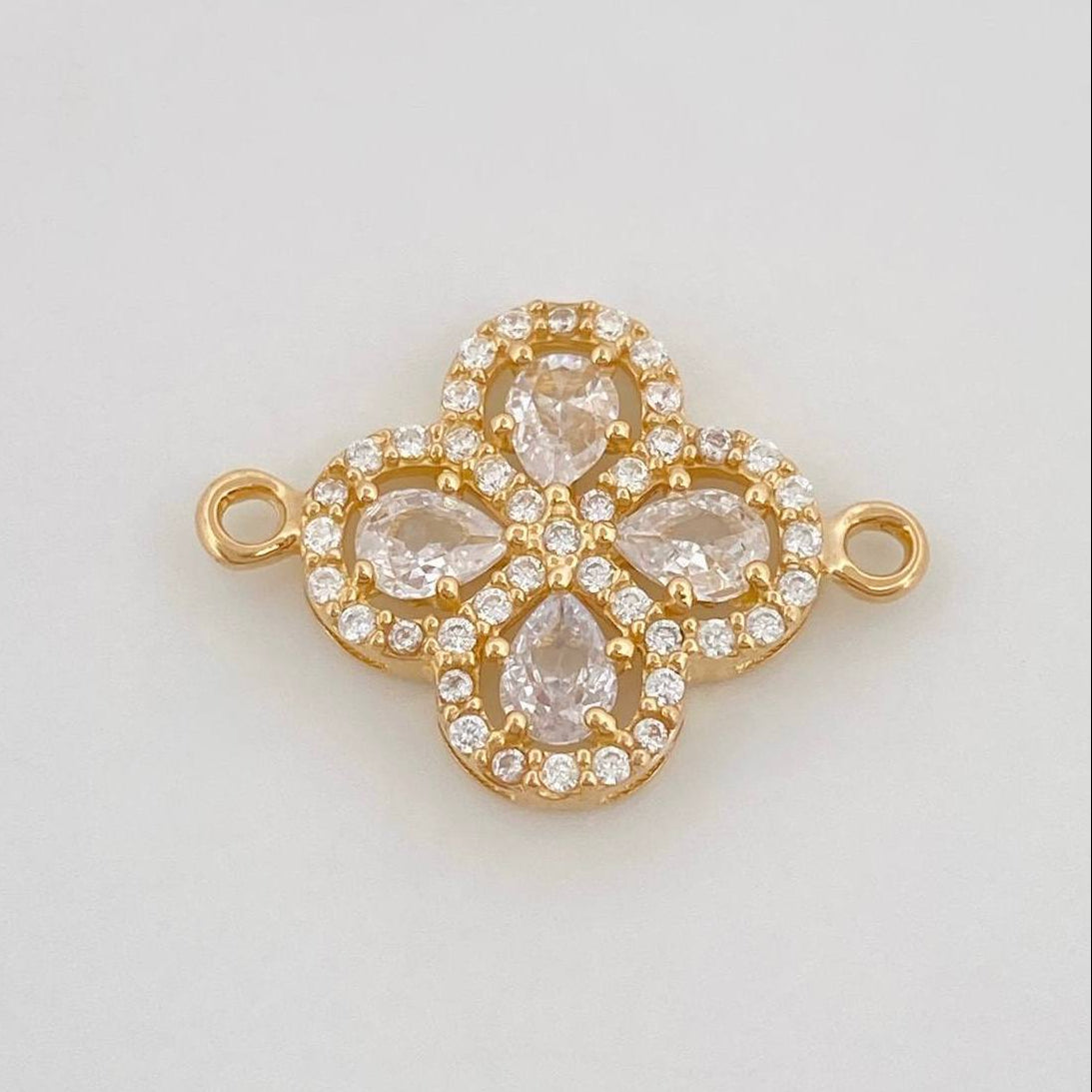Herraje Trebol 1.7 g / 1.9 cm Oro Amarillo 18K