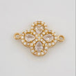 Herraje Trebol 1.7 g / 1.9 cm Oro Amarillo 18K