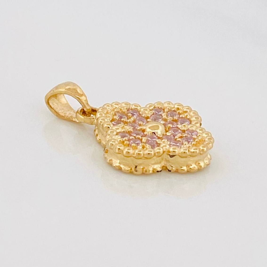 Dije Trebol 2.9 g / 2 cm Oro Amarillo 18K