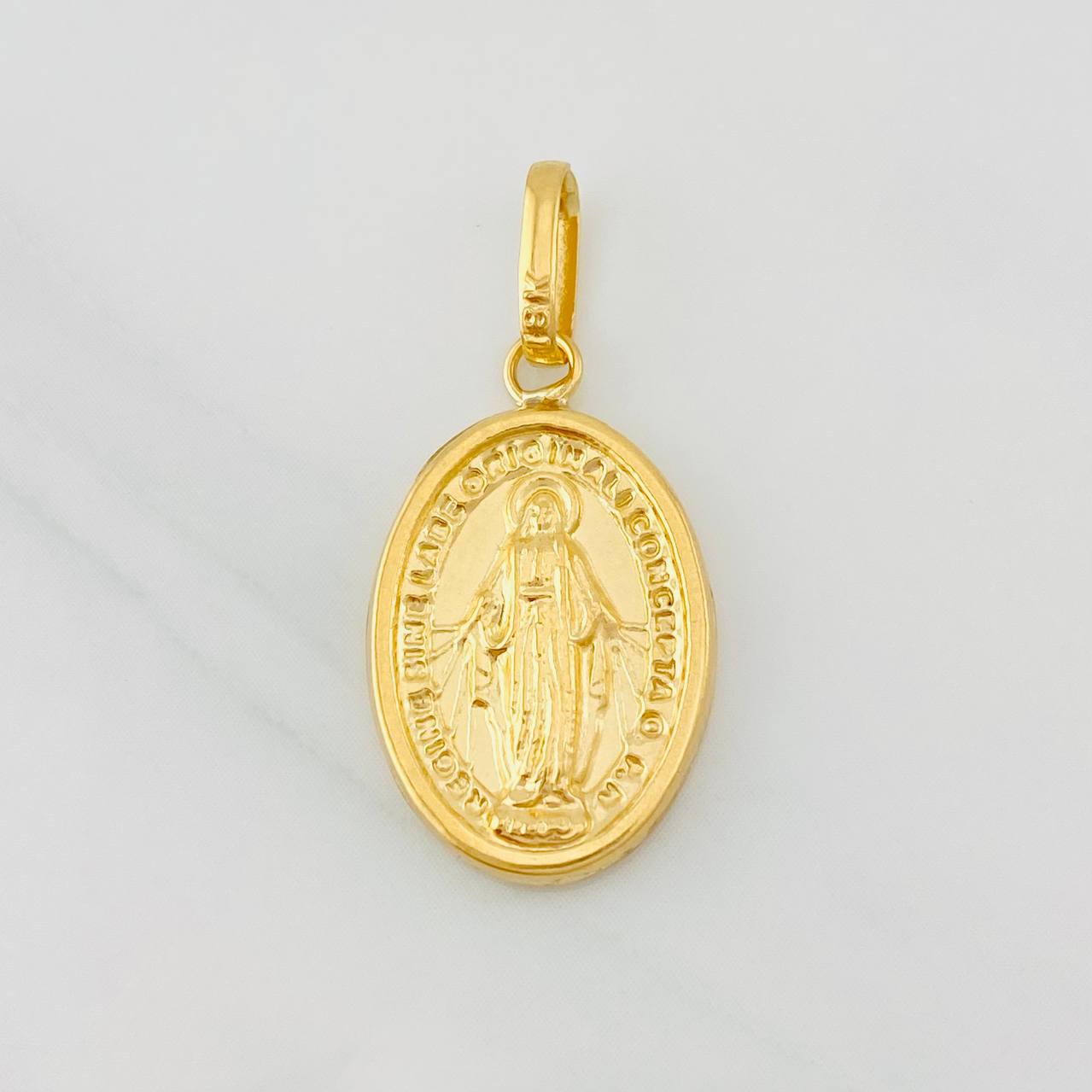Dije Virgen Milagrosa 1.2g / 2.7cm Oro Amarillo 18K