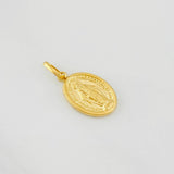 Dije Virgen Milagrosa 0.7g / 2.1cm Oro Amarillo 18K