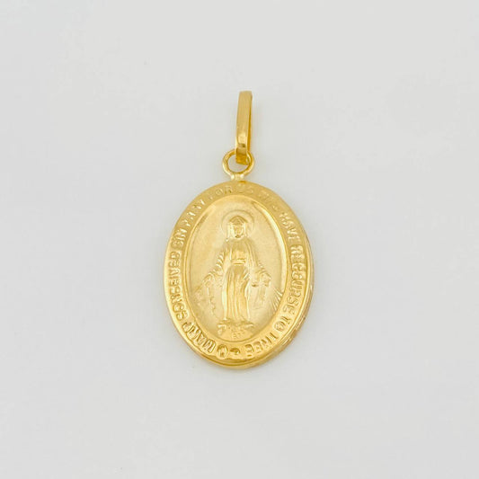 Dije Virgen Milagrosa 1.15g / 2.7cm Oro Amarillo 18K