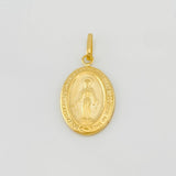 Dije Virgen Milagrosa 1.15g / 2.7cm Oro Amarillo 18K