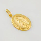 Dije Virgen Milagrosa 1.15g / 2.7cm Oro Amarillo 18K