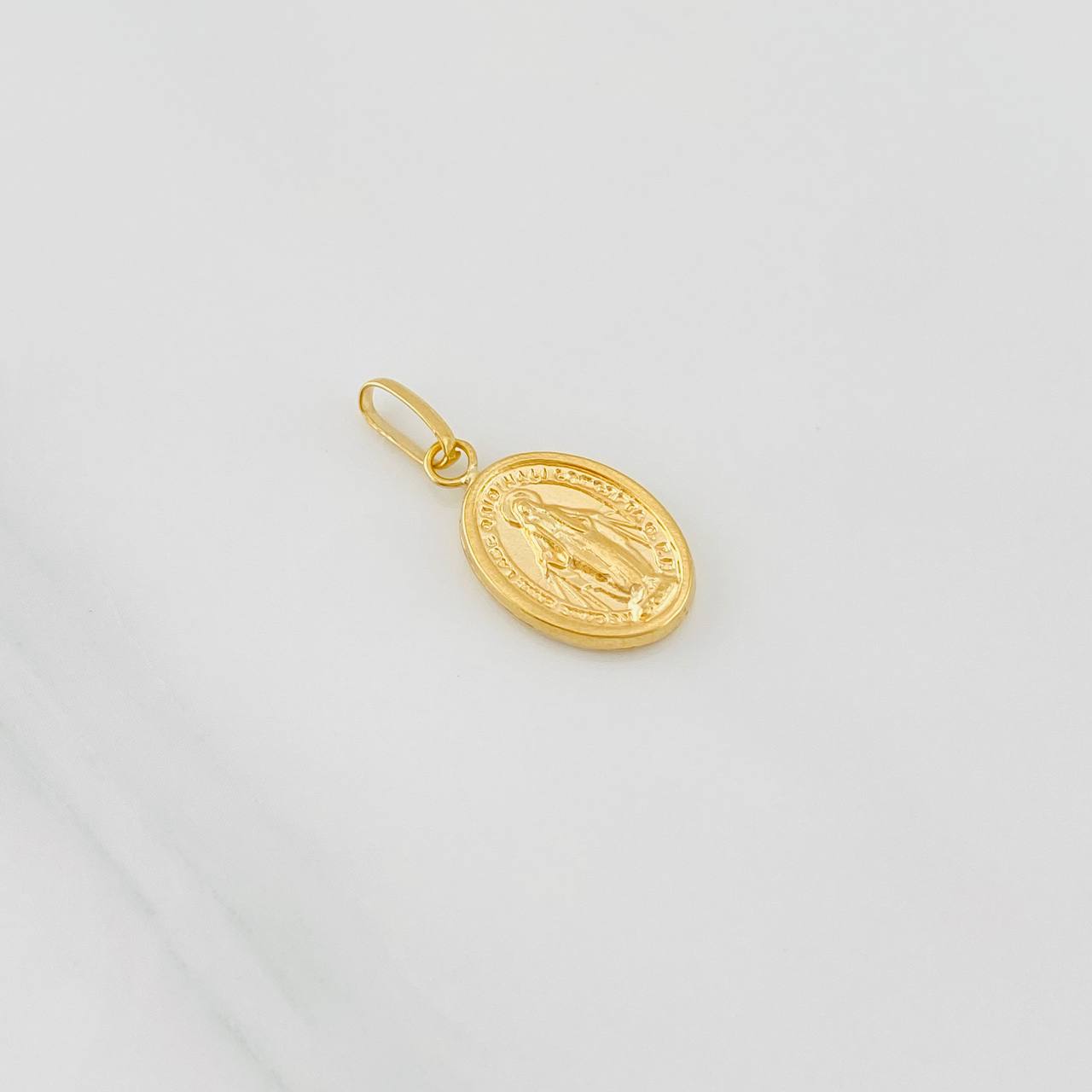 Dije Virgen Milagrosa 1.2g / 2.7cm Oro Amarillo 18K