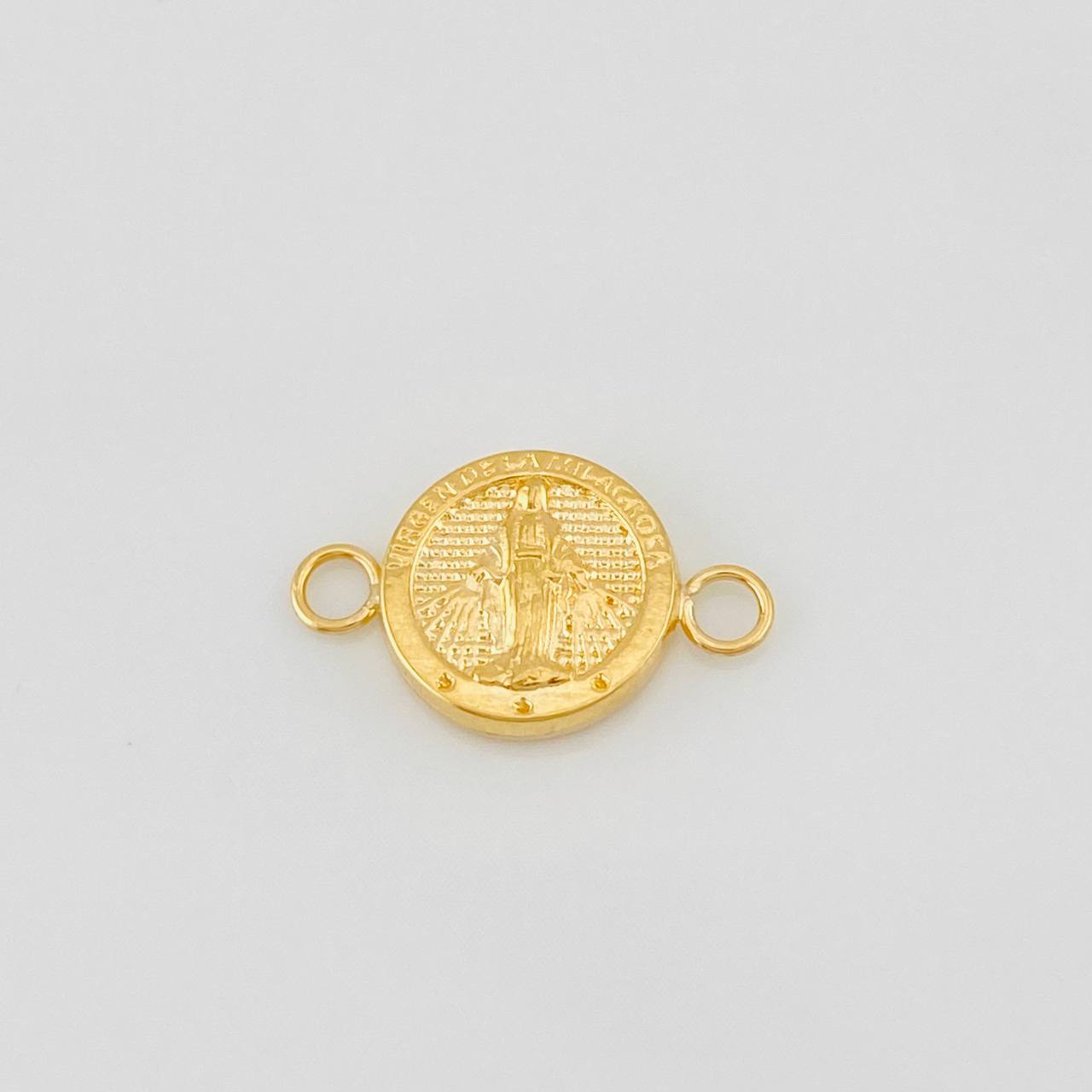 Herraje Virgen Milagrosa 0.5g / 1.6cm Oro Amarillo 18K