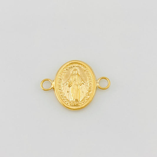 Herraje Virgen Milagrosa 0.6g / 1.5cm Oro Amarillo 18K