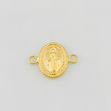 Herraje Virgen Milagrosa 0.6g / 1.5cm Oro Amarillo 18K