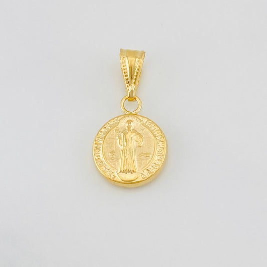 Dije San Benito 0.65g / 1.8cm Oro Amarillo 18K