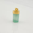 Dije Morralla Esmeralda 0.8g / 2cm Oro Amarillo 18K
