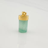 Dije Morralla Esmeralda 0.8g / 2cm Oro Amarillo 18K